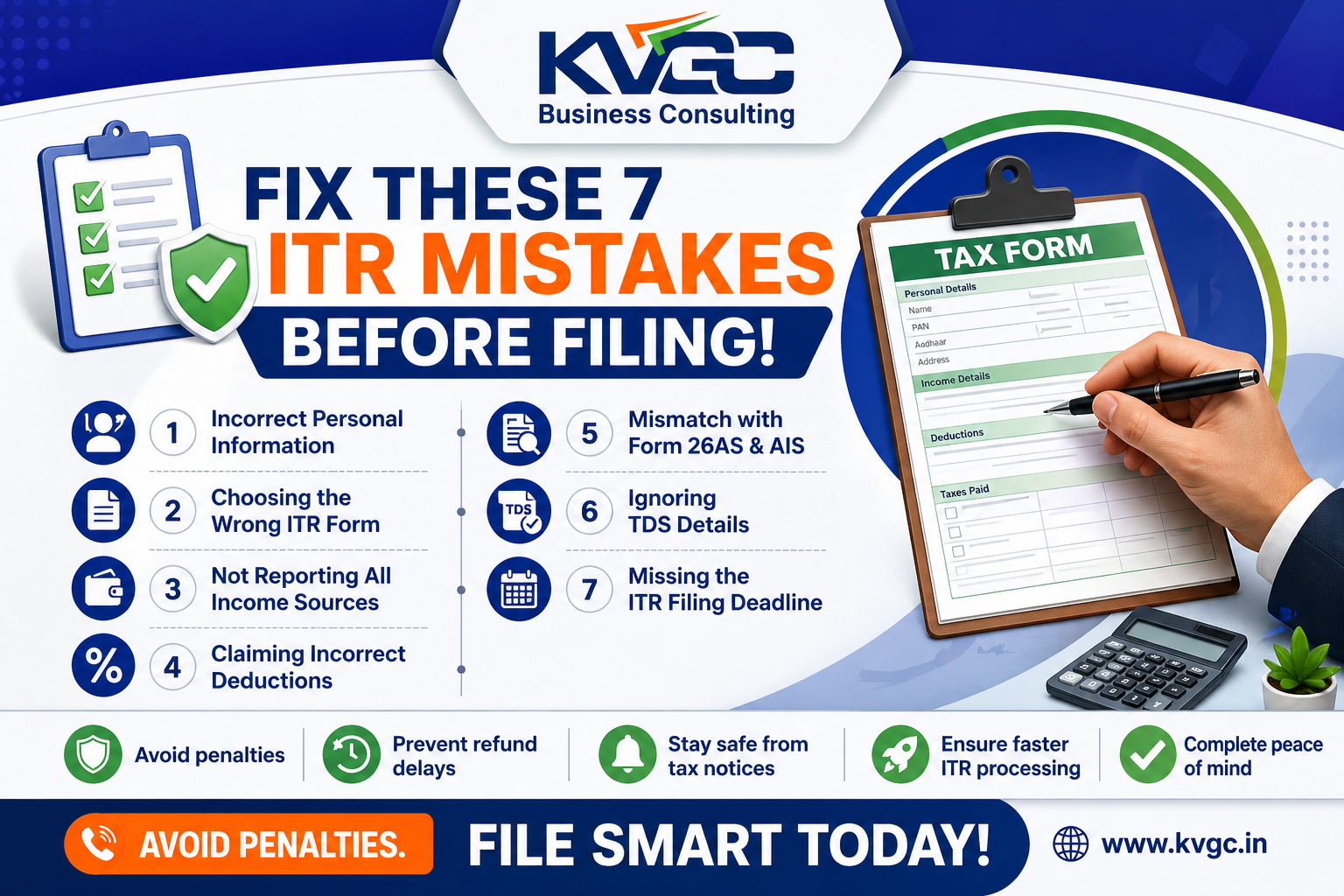 Fix 7 Common ITR Mistakes